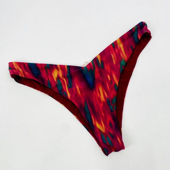 We Wore What Red Colorful Bikini Bottoms - Picture 2 of 4